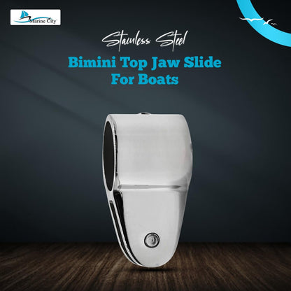 MARINE CITY 316 Stainless Steel Bimini Top Jaw Slide – 7/8” Round Tube (2 Pcs)