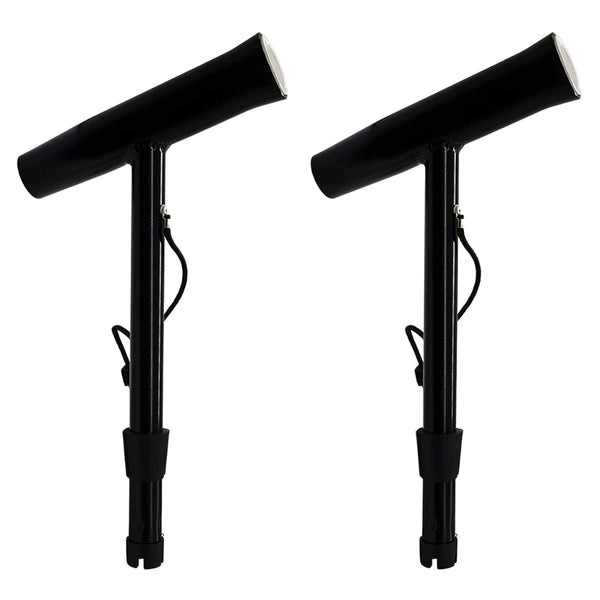 Marine City Fishing Rod Holder Outrigger Plug-in Rod Pod – Aluminum (Pack of 2)