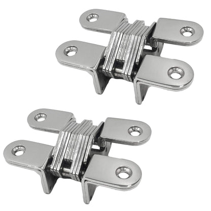 Marine City Large Hidden Hinges – 304 Stainless Steel Cabinet Hinges (2 Pcs)