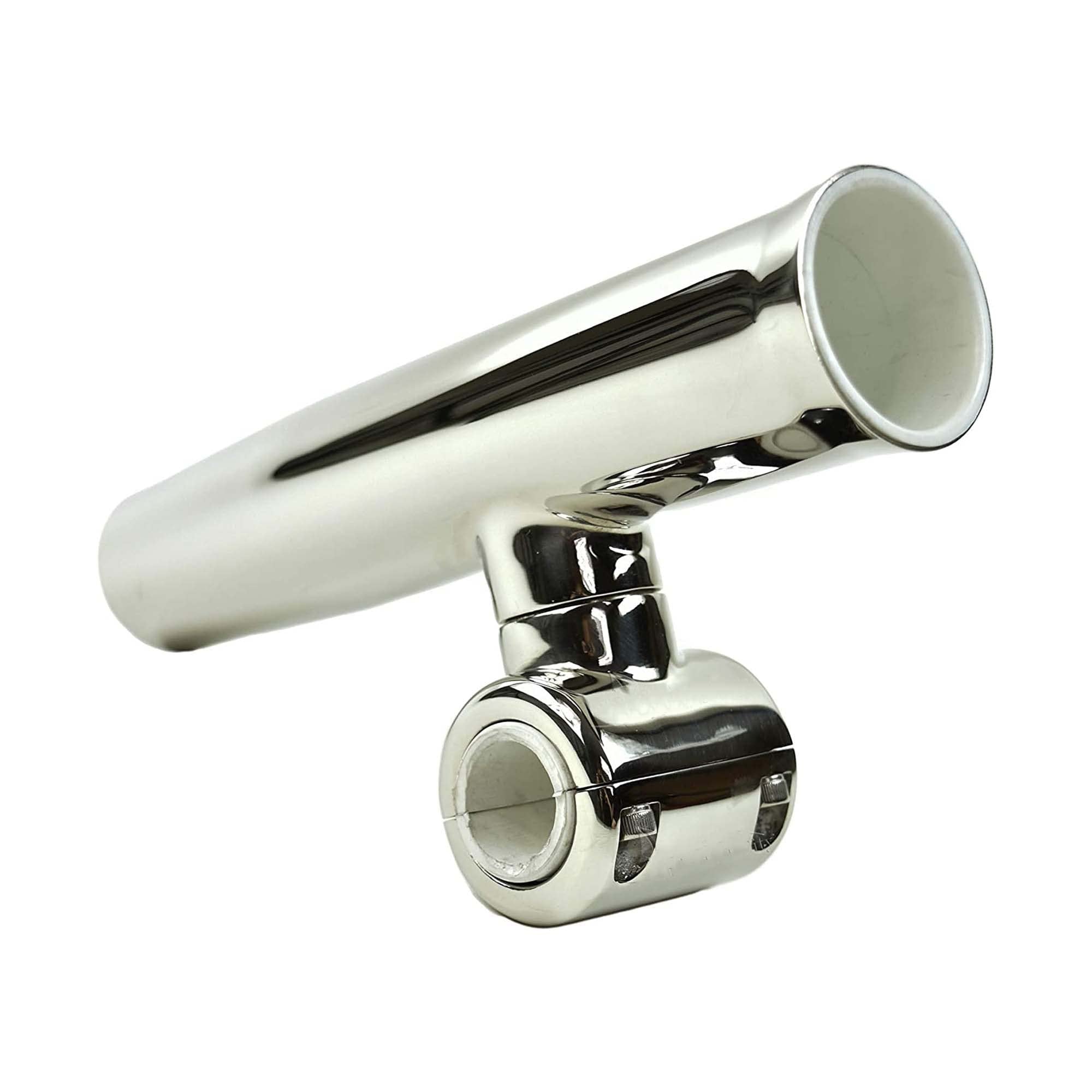 Marine City Soporte para caña de pescar ajustable con abrazadera fuerte y resistente para rieles de 7/8 pulgadas y 1 pulgada (1 unidad)