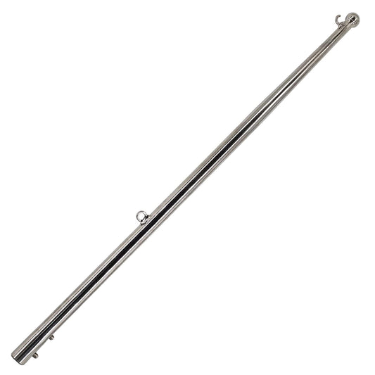 MARINE CITY 24-Inch Flag Stanchion Pole – 304 Stainless Steel, Adjustable Marine City