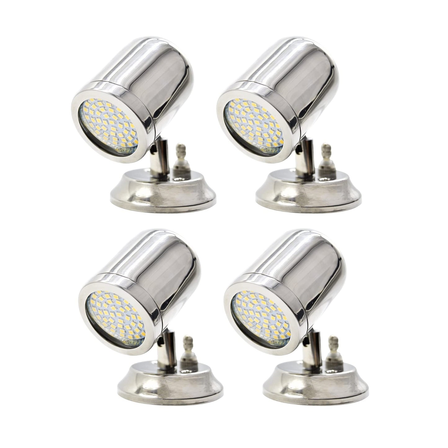 Marine City 316 Stainless Steel Swivel Head Halogen Reading Light – Adjustable
