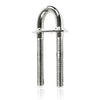 Marine City Welding Plate Bow Eye U-Bolt – Stainless Steel, 5-1/4”, 1/2” Thread