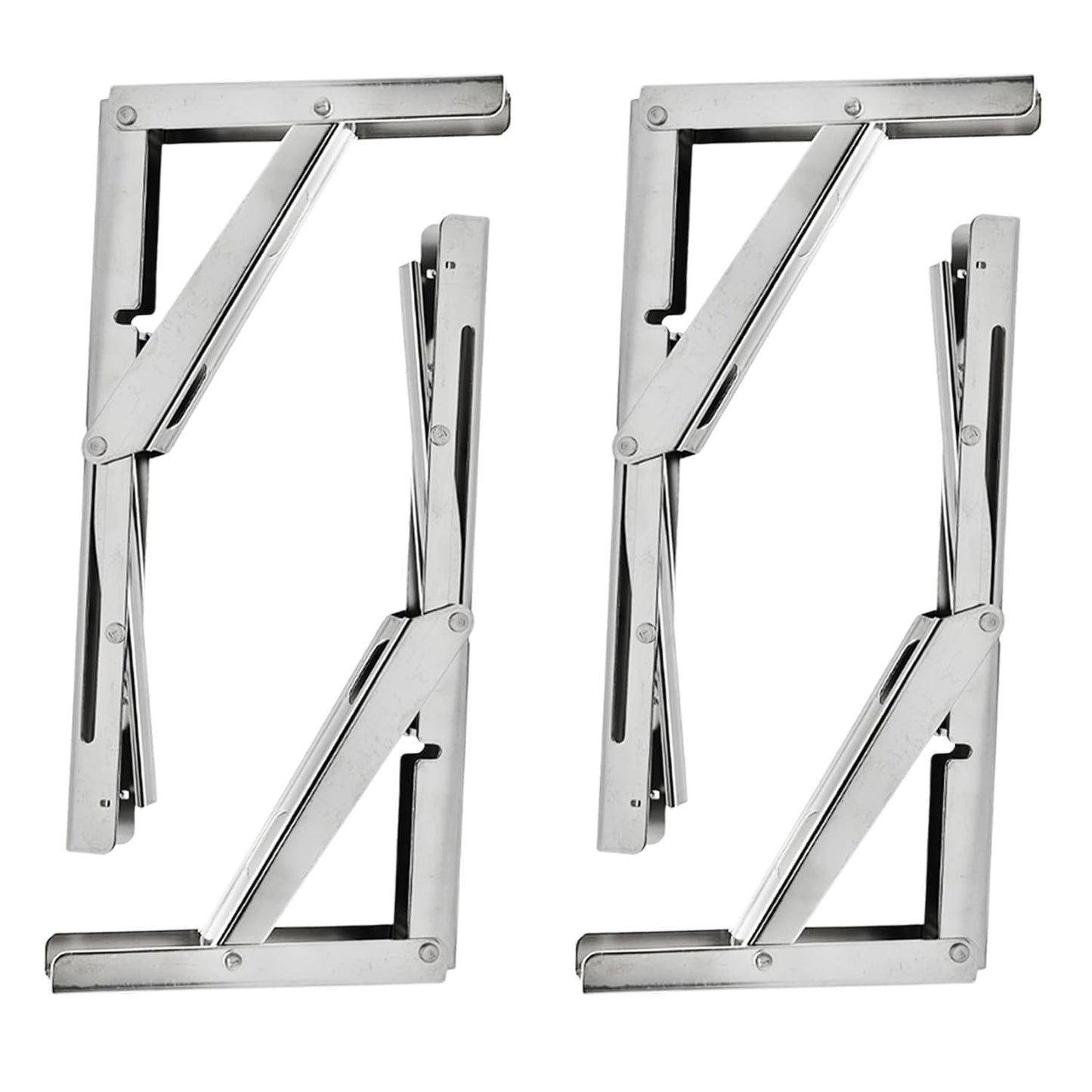 Marine City Soporte de mesa de acero inoxidable más nuevo - Brazo de liberación larga, 12" 330 LB (2 piezas) 