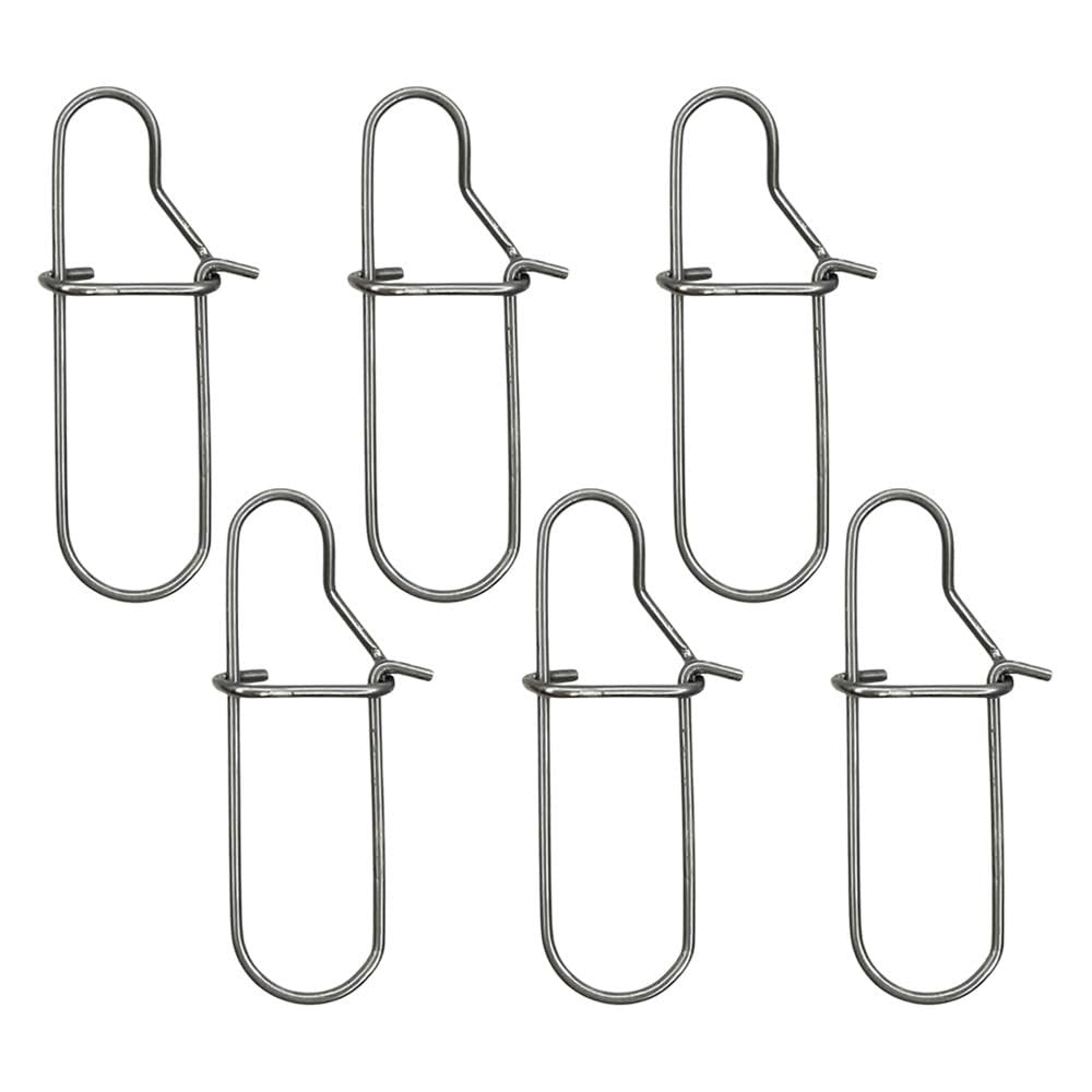 Marine City 304 Stainless Steel Antenna Flag Spring Clips – Rust-Proof (6 Pcs) Marine City