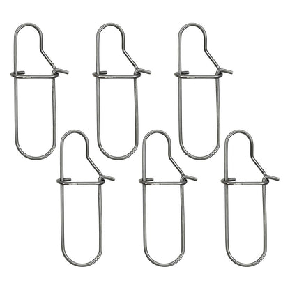 Marine City 304 Stainless Steel Antenna Flag Spring Clips – Rust-Proof (6 Pcs) Marine City