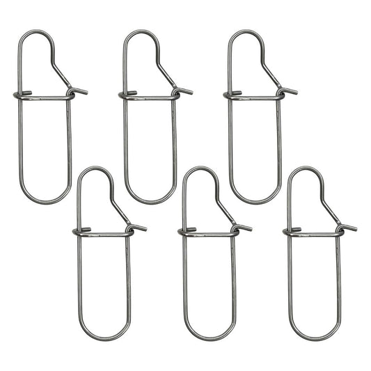Marine City 304 Stainless Steel Antenna Flag Spring Clips – Rust-Proof (6 Pcs) Marine City
