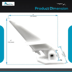 Marine City Boat Velocímetro universal Tubo piloto de arranque 80 MPH (incluye piezas de montaje) MC30112035 