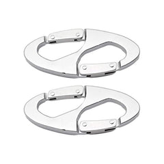 Marine City 8-Shape Carabiner Snap Hook – Aluminum Alloy for Bags (Pack of 2)