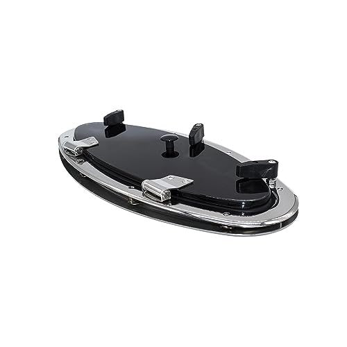 Marine City Elliptical Opening Port Light – 304 Stainless Steel, 6" x 16"