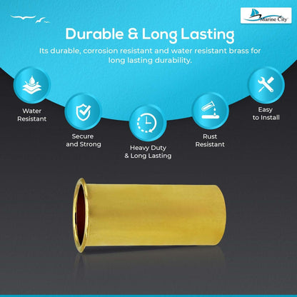Marine City Brass Drain Tube – Corrosion-Resistant, Smooth & Functional