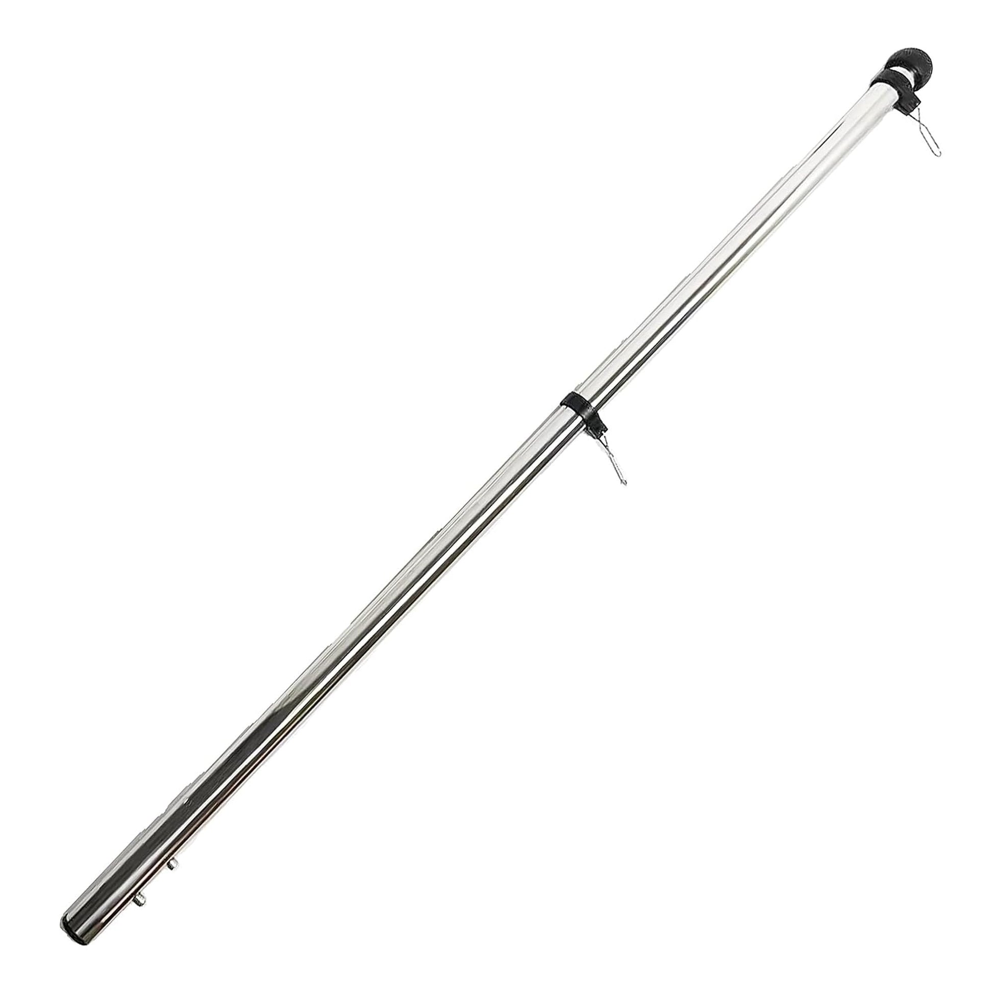 Marine City 32” Flag Stanchion Pole, Stainless Steel with 316 Base, Adjustable MARINE CITY