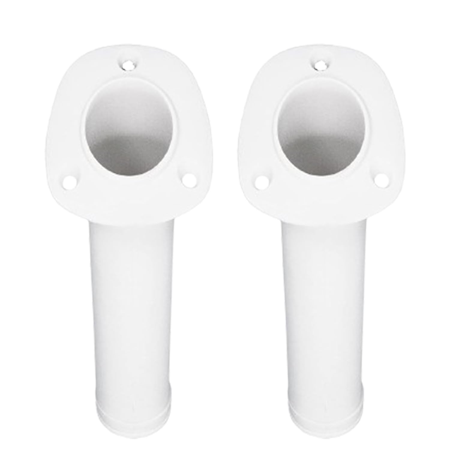 Marine City 30° White Flush Mount Fishing Rod Holder – 9-1/2” Polypropylene MARINE CITY