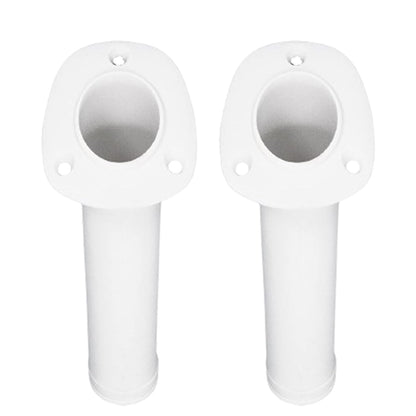 Marine City 30° White Flush Mount Fishing Rod Holder – 9-1/2” Polypropylene MARINE CITY