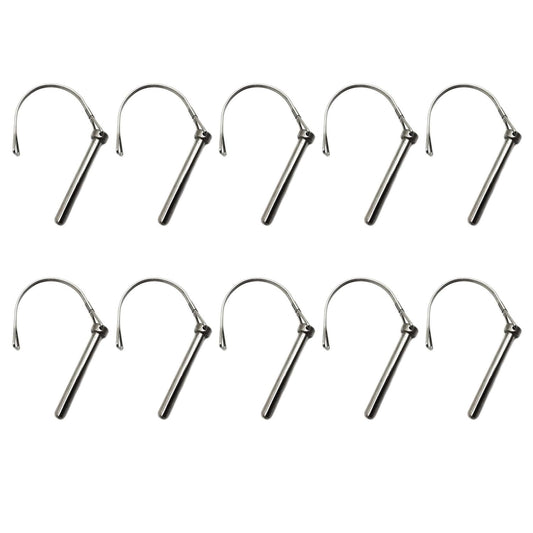 Marine City 5/16” Heavy Duty Stainless Steel Safety Coupler Locking Pins–10 Pcs