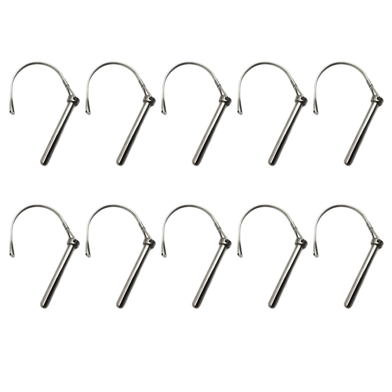 Marine City 5/16” Heavy Duty Stainless Steel Safety Coupler Locking Pins–10 Pcs