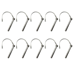 Marine City 5/16” Heavy Duty Stainless Steel Safety Coupler Locking Pins–10 Pcs