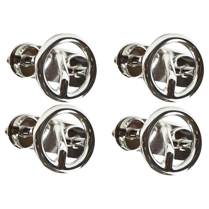 MARINE CITY Ski Tow Hook – 316 Stainless Steel, 2-1/2” Ring (Pack of 4)
