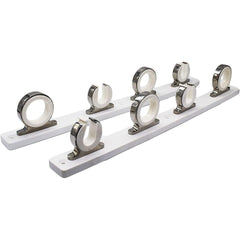 Marine City 4-Rod Reel Fishing Rod Storage Hanger Rack – 316 Stainless Steel