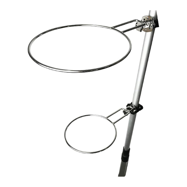 Marine City Fender Holder – Stainless Steel, UV-Resistant Clamps, Adjustable