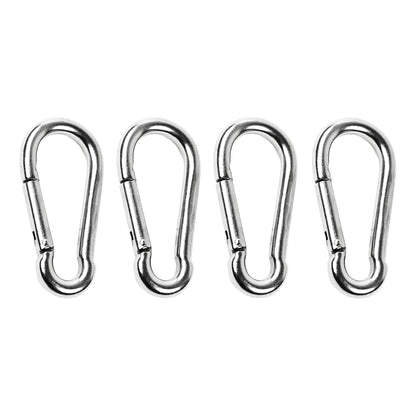 Marine City Carabiner Clip Snap Hook 2-3/4" – Stainless Steel, Durable (4 Pcs)