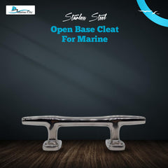 Marine City Open Base Cleat – 316 Stainless Steel, 4