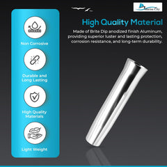 Marine City Adjustable Fishing Rod Holder – Anodized Aluminum with Vinyl Insert