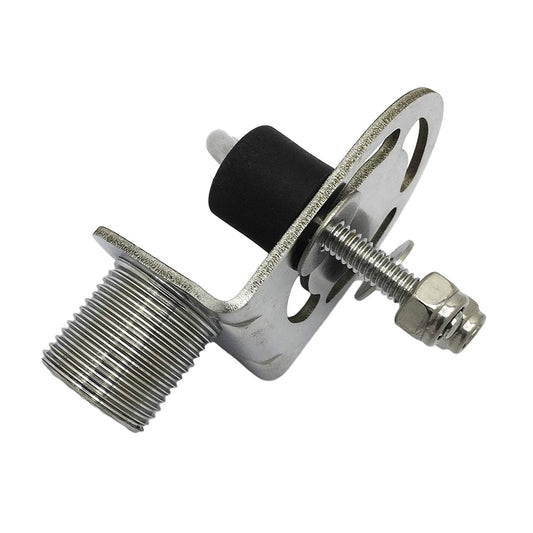 Marine City Rail Mount Antenna Bracket – 304 Stainless Steel with Nylon Clamp