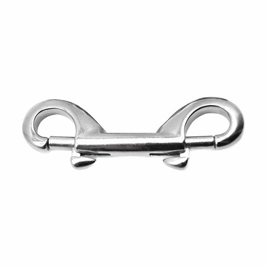 Marine City Double Ended Snap Hook Clip – 316 Stainless Steel 3-1/2” for Keys