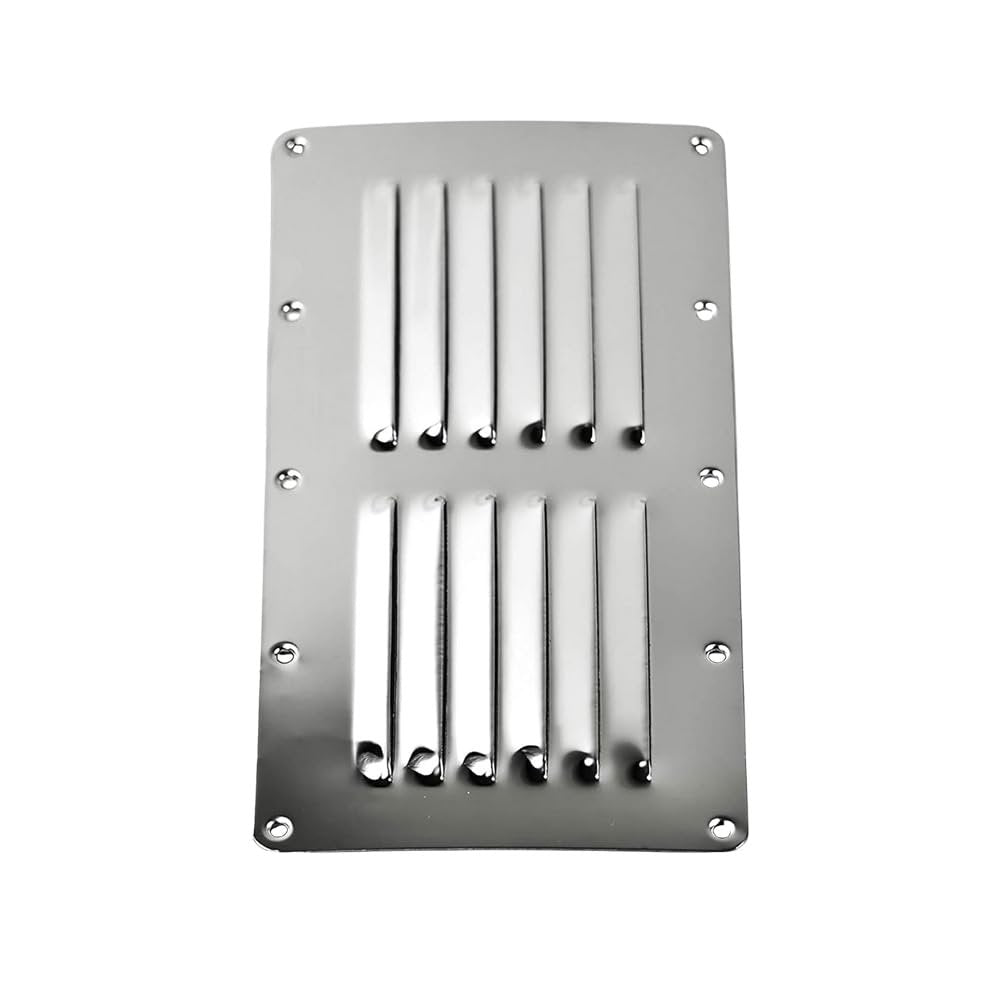 Marine City Ventilación con rejilla estampada rectangular de acero inoxidable de 9-1/8" × 5" (1 unidad) 