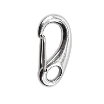 Marine City Egg-Shaped 316 Stainless Steel Spring Snap Hook – 2-1/2” for Keys Marine City