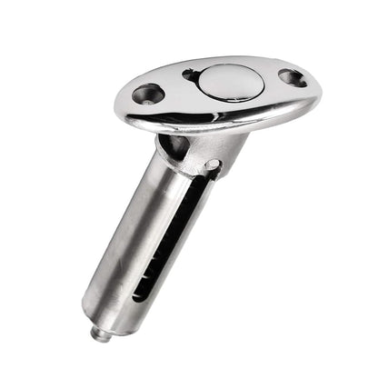 Marine City Flag Staff Adjustable Stanchion Socket – 316 Stainless Steel