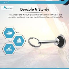 Marine City Hatch Cover Pull – 304 Stainless Steel, 2 Inches Marine Handle