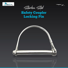 Marine City 5/16” Heavy Duty Stainless Steel Safety Coupler Locking Pins–2 Pcs
