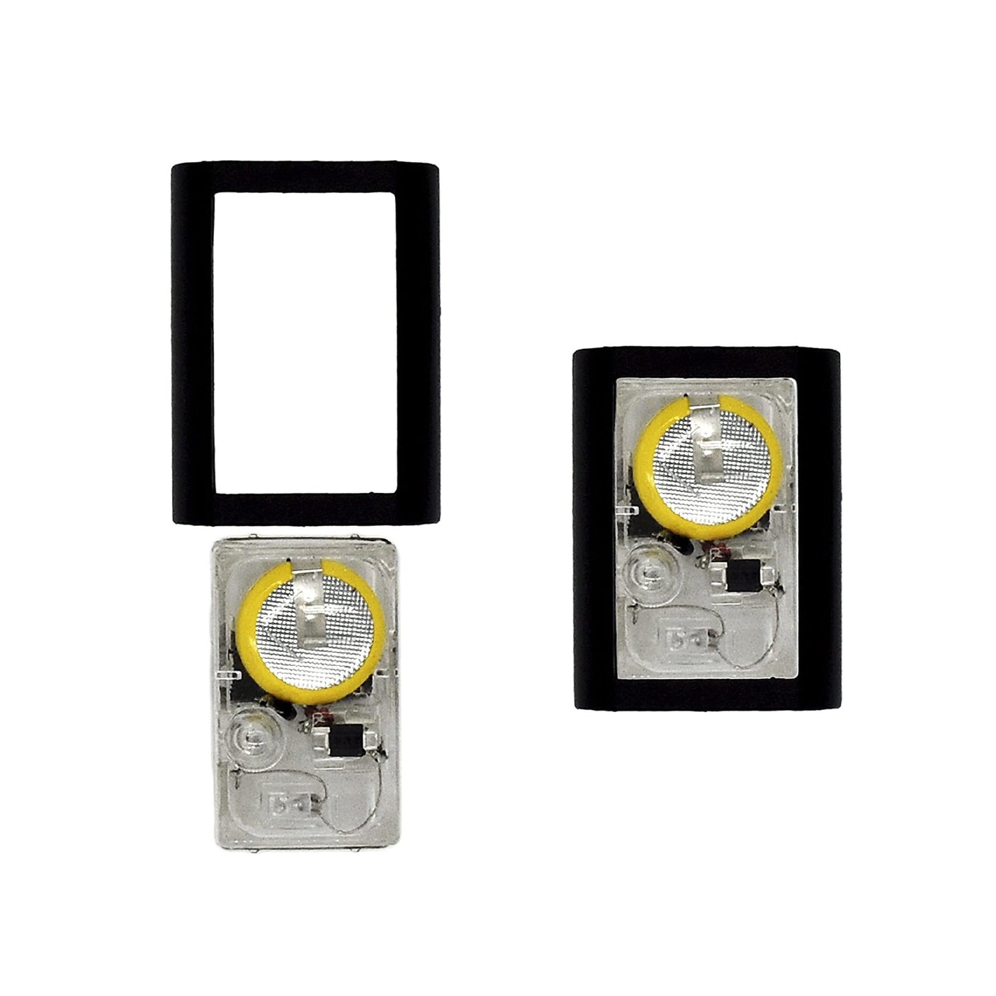 MARINE CITY Luz subacuática LED azul para barco que se adapta a escalones estándar de 1-1/2"(38 mm) para escalera marina (2 por paquete)
