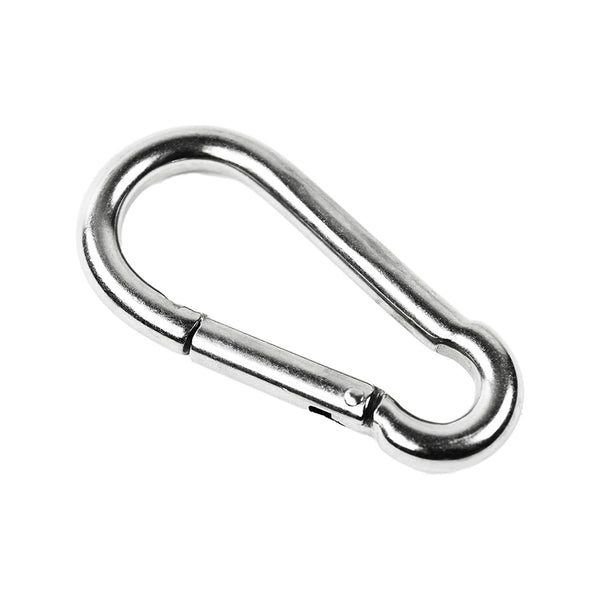 Marine City Carabiner Clip Snap Hook, 316 Stainless Steel, 3-1/2 Inches, Durable