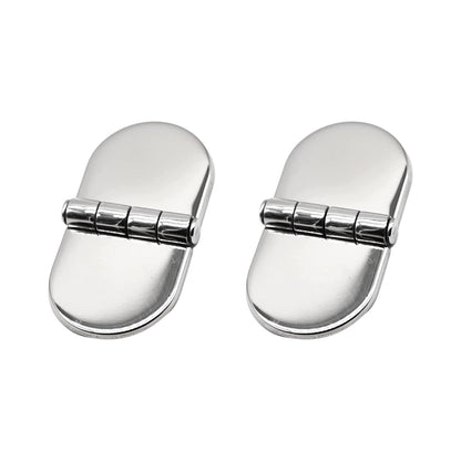 Marine City 316 Stainless Steel D-Shaped Covered Strap Hinge (Pack of 2) MARINE CITY