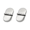 Marine City 316 Stainless Steel D-Shaped Covered Strap Hinge (Pack of 2)