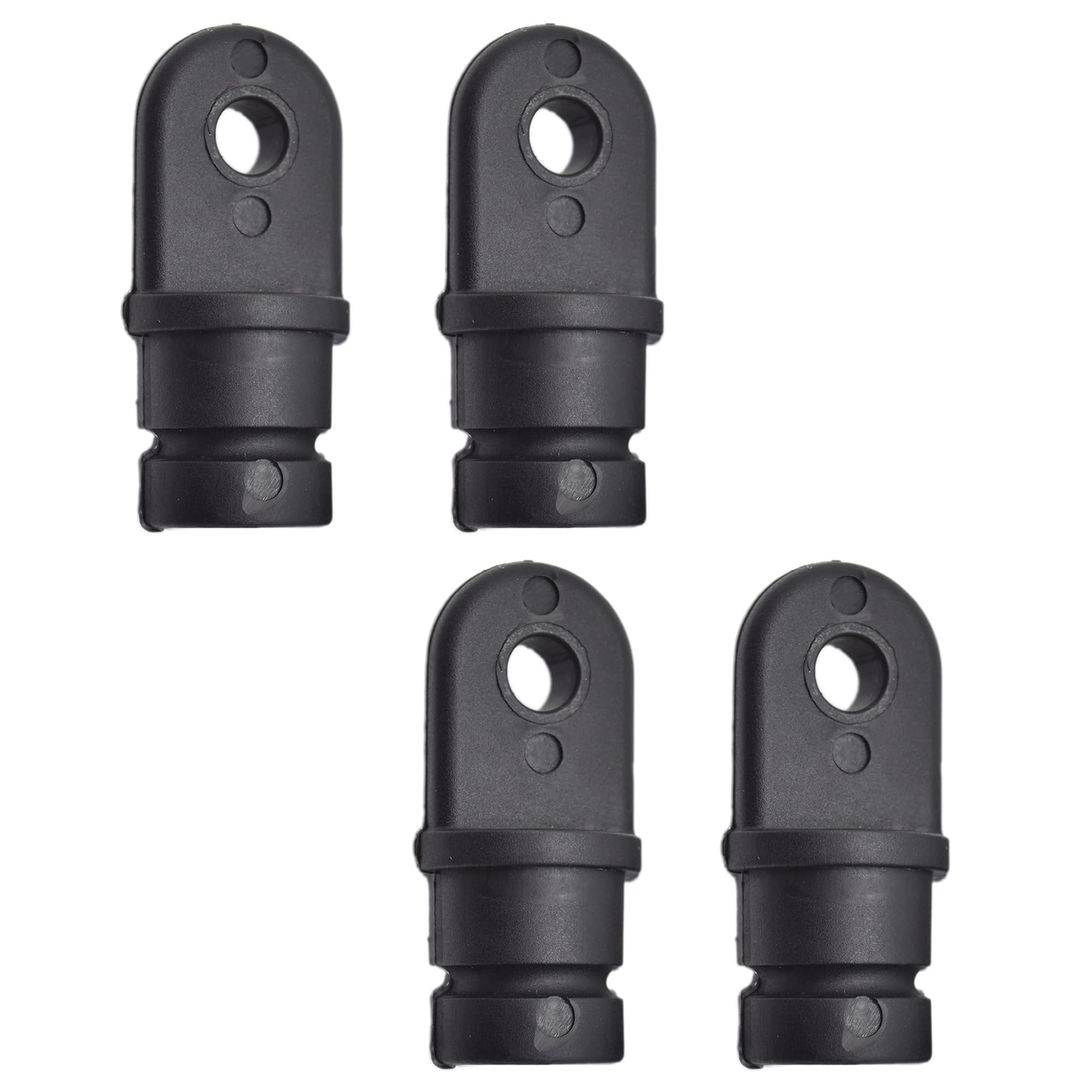 Marine City Black Nylon Bimini Top Eye End Cap - Round Inside Eye End