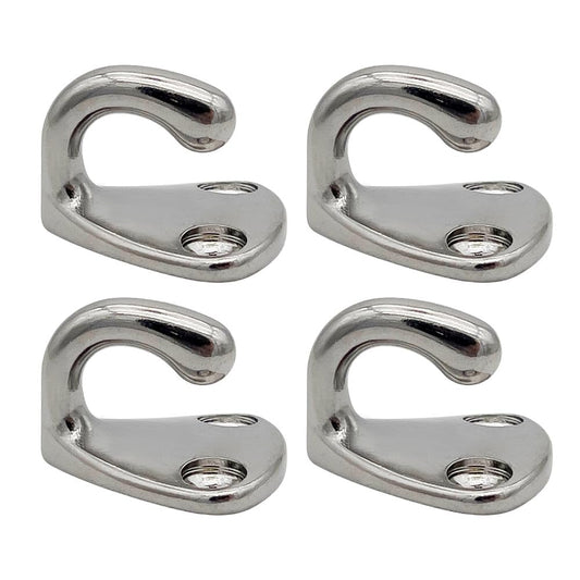 Marine City Triangle Wall Hook, Stainless Steel, 0.6” Corrosion-Resistant(4 Pcs) MARINE CITY