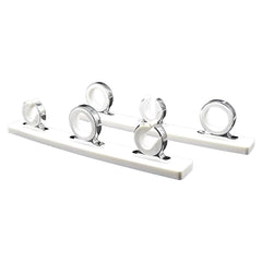 Marine City 3-Rod Reel Fishing Rod Storage Hanger Rack – 316 Stainless Steel