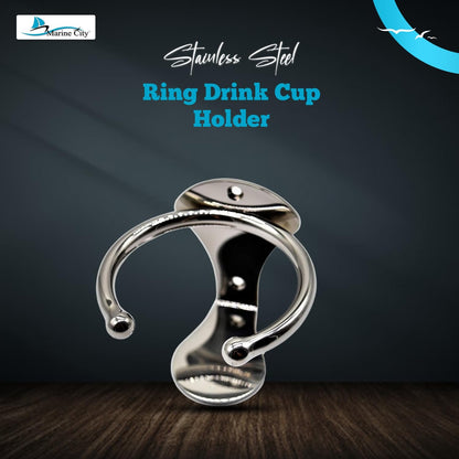 Marine City 304 Stainless Steel Boat Ring Cup Holder – Rust Resistant