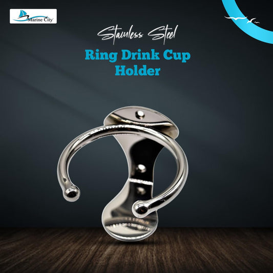 Marine City 304 Stainless Steel Boat Ring Cup Holder – Rust Resistant