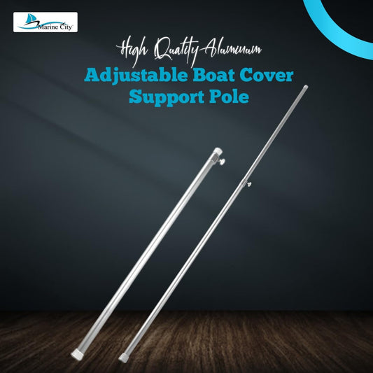 Marine City Adjustable Aluminum Boat Cover Support Pole – Extendable 28"–55” Marine City Hardware