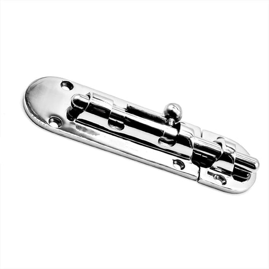 Marine City Barrel Bolt Door Latch – 316 Stainless Steel, Large, Slide Lock Marine City Hardware