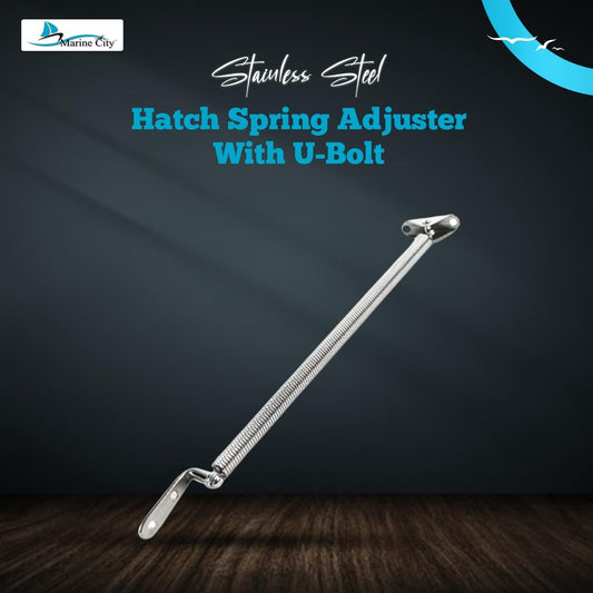 Marine City 8-1/4" Hatch Spring Adjuster–Stainless Steel, U-Bolt & L-Shape Plate Marine City