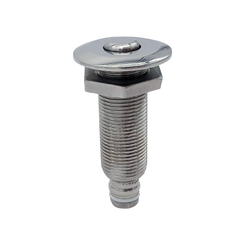 Marine City Retractable Fender Cleat Socket – 316 Stainless Steel Pop-Up Mount MARINE CITY