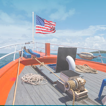 Marine City Stainless Steel Rail Mount Flag Pole Base – 304 Marine Stainless Marine City Hardware