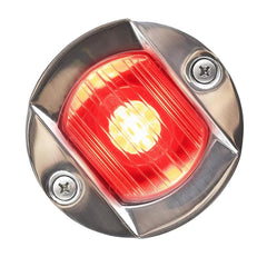 Marine City Flush Mount Red LED Caution Light 3