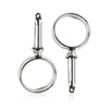 Marine City Un par de Rowlock/Oarlock redondos de 2" de servicio pesado de acero inoxidable 316